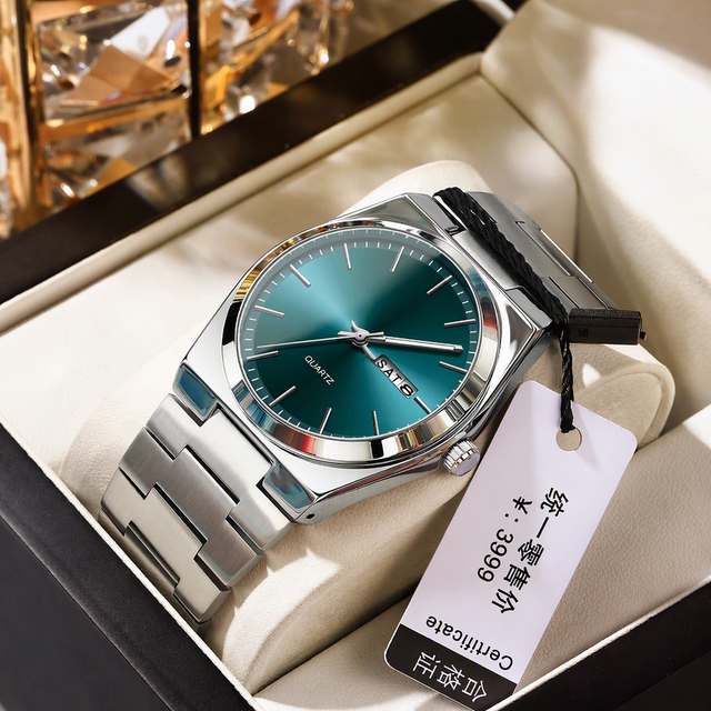 Top Brand Luminous Hands Quartz Watch Fashion Business Men's Wristwatch Stainless Steel Strap Luxury Watch for Men