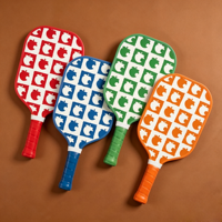 Fiberglas Pickleball Raketi Özelleştirilmiş Baskı Desteği Yeni Başlayanlar İçin Eğlence Sporu Spor Mağazası Toptan Tedarik