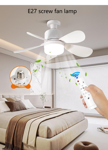 Sala <span class=keywords><strong>de</strong></span> estar y dormitorio Atenuación ajustable Control remoto <span class=keywords><strong>de</strong></span> cinco aspas Bombilla E27 Ventilador <span class=keywords><strong>de</strong></span> <span class=keywords><strong>techo</strong></span> moderno Accesorio <span class=keywords><strong>de</strong></span> iluminación - Product Image 4
