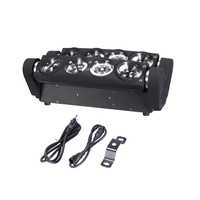 Luz Móvil de Cabeza Led Beam Spider 8X15w Rgbw de Alto Brillo con Control Dmx512 para Escenarios, Conciertos, Espectáculos en Vivo, Dj, Eventos, Fiestas, Clubes