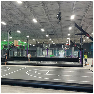 Terrain de football pour trampoline flottant Salle de sport Saut Tapis de <span class=keywords><strong>gymnastique</strong></span> Cour d'air gonflable - Product Image 2