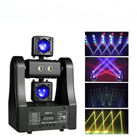 Projecteur de scène à tête mobile LED RGB 48W avec faisceau laser, contrôle sonore DMX512, effet stroboscopique pour DJ, discothèque, bar, KTV