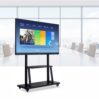 Tableau blanc interactif 85 pouces 4K LCD avec 10 points de contact pour les écoles et les salles de classe