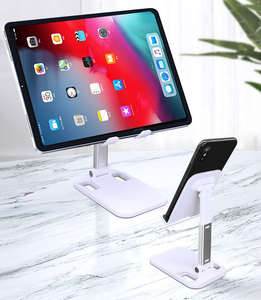 Xinrunjin Material de PVC estilo Simple diseño creativo multifuncional escritorio teléfono móvil soporte plegable regalo promocional - Product Image 4