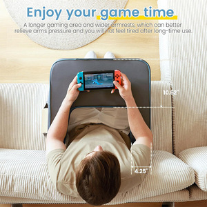 หมอนอ่านหนังสือดูบาโบรูปสี่เหลี่ยมผืนผ้าแบบพกพาสำหรับใช้พักผ่อนในสำนักงานกลางแจ้งสีทึบ - Product Image 3