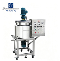 Cuve de mélange chauffante en acier inoxydable 100L 500L 1000L 5000L avec homogénéisateur pour shampoing, savon liquide et détergent