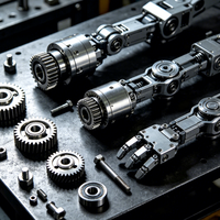 Centre d'usinage CNC industriel, usinage CNC de haute qualité, pièces usinées CNC OEM pour accessoires en acier allié CNC