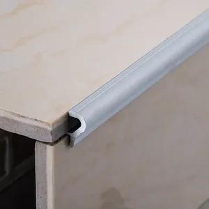 Aluminum Stainless Steel Step Edging Metal Stair Nosing with Anti Slip Profile