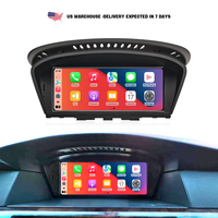 Écran de voiture Android 14 de 8,8 pouces pour BMW Série 5 E60 E61 / Série 3 E90 E91 E92 E93 avec CarPlay sans fil, CCC, Snapdragon 8 cœurs - Stock US