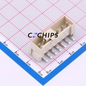 HCZZ0596-7 Wire-to-Board Pin Header SMD,P=3.96mm Connector 1x7P 3.96mm Vertical Mount VH - Product Image 1