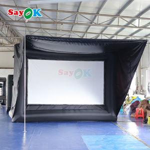 Sayok thương mại thổi lên phim đêm Màn hình máy chiếu tùy chỉnh dự án video rạp chiếu phim inflatables <span class=keywords><strong>Inflatable</strong></span> Màn hình phim - Product Image 3