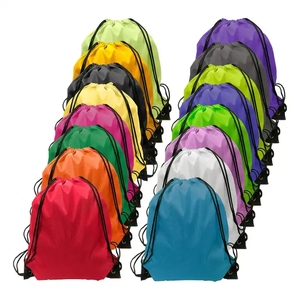 Không thấm nước tùy chỉnh polyester <span class=keywords><strong>nylon</strong></span> dây rút Ba lô phòng tập thể dục Túi chuỗi trở lại gói logo thể thao cinch bao tải - Product Image 3