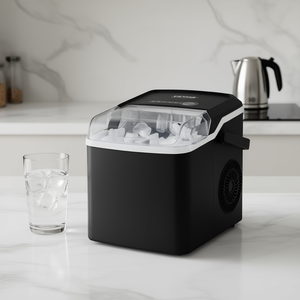 Machine à glaçons portable de comptoir, 9 glaçons, 7 minutes, 26 lb/24h, autonettoyante, glaçons en forme de balle, pour la maison et la cuisine - Product Image 2