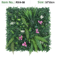 Panneau de haie verticale en plantes tropicales artificielles personnalisées OEM pour la décoration intérieure et extérieure, jardin, hôtel, toile de fond de mariage