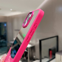 Coque de protection antichoc de luxe avec miroir de maquillage et strass scintillants pour iPhone 18 Pro Max 17 16 15 14 13 12 11
