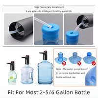 Dispensador de Agua Eléctrico Automático Recargable por USB y Batería, Portátil, de Plástico, de 5 Galones, para Escritorio y Exteriores, Más Vendido