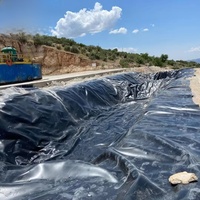 Износостойкая геомембрана из ПНД для берегов рек, прочная подкладка для реконструкции водосберегающих сооружений на реках