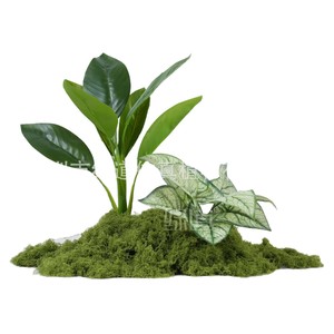 Combinaison de plantes artificielles Greenway pour aménagement paysager, base de 30cm-100cm, fleurs de style campagnard, verdure décorative - Product Image 1