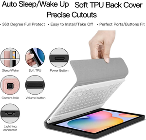 Bàn phím cho Samsung Galaxy Tab S6 Lite 10.4/S7 Lite/S7 FE 12.4/S7 + 12.4/S7 11/S9 11/S9 + 12.4/A7 10.4/A7 Lite 8.7/A8 10.5/a9 + 11 - Product Image 3