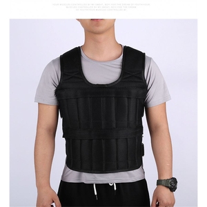 Gilet lesté vide de 35 kg <span class=keywords><strong>pour</strong></span> l'entraînement de boxe, la musculation, le fitness et l'équipement de gym – <span class=keywords><strong>Veste</strong></span> ajustable - Product Image 3