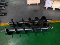 Tarière hydraulique SJ1000 pour chargeuse compacte, tarière de forage de terre pour mini-excavatrices, forets de tarière