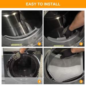 JC แผ่นกรอง<span class=keywords><strong>ผ้า</strong></span>สำหรับเครื่องอบผ้าที่กรองแบบแผ่นกรองหน้าจอพร้อมแผ่นล้างสำหรับ <span class=keywords><strong>Samsung</strong></span> Dc97-16742a ตัวกรองเครื่องเป่า<span class=keywords><strong>ผ้า</strong></span>สำลี - Product Image 6