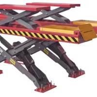 TLT840WA 4 Ton Araç Kaldırma Tekerlek Hizalama Büyük Makaslı Yeraltı Tipi Çift Katmanlı 4000kg Kaldırma Kapasiteli Çift Silindirli Hidrolik Lift