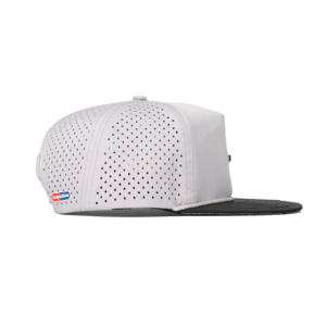 Casquette à 5 panneaux à profil bas TCAP Chine entièrement personnalisable, résistante à l'eau, avec patch en polyester PVC - Product Image 5