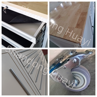 Chariot à outils professionnel robuste, armoire à outils de 72 pouces avec 14 tiroirs, pour garage, atelier de réparation privé et rangement de pièces détachées