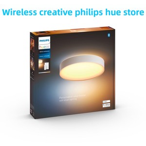 Lámpara de Techo Inteligente <span class=keywords><strong>PHILIPS</strong></span> Enrave Blanca con Temperatura de Color Ajustable para Sala de Estar, Dormitorio, Estudio, Compatible con HomeKit HUE - Product Image 1