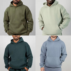 定制制造商运动裤男女通用必需品略重超大男式连帽衫和连帽衫套装 - Product Image 4