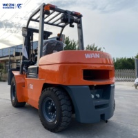 Chariot élévateur diesel contrepoids 5 tonnes, norme d'émission IV, type sit-on, capacité 5000 kg, pour entrepôt et usage général