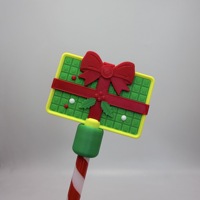 Baguette Magique de Paiement par Carte de Crédit de Noël, Style Mignon Père Noël Bonhomme de Neige, Stylet pour Caisse de Fête, Cadeau de Fête de Noël et Décoration de Bureau