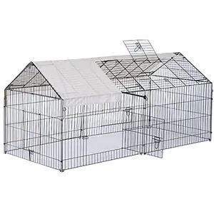 High Quality Wire Rabbit Cage Guinea Pig Breeding Cages Stackable Rabbit Cage For Sale
