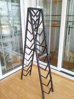 Présentoir carré double face personnalisé pour carreaux de céramique, support en métal pour salle d'exposition commerciale, échantillon de dalle de marbre et de pierre pour le toit