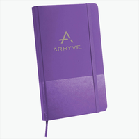 Couverture en papier artistique avec impression de logo personnalisé, journal relié rigide A5, 80 feuilles, reliure thermique, pages intérieures
