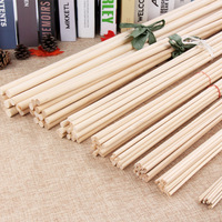 Tige de cheville en bois de bouleau non fini pour l'artisanat et le travail du bois Idées de cadeaux faits à la main pour les enfants Technique polie Innovations pour la maison