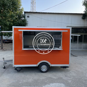 Chariots <span class=keywords><strong>de</strong></span> crème glacée à café Hot Dog Petit camion <span class=keywords><strong>de</strong></span> nourriture Remorques <span class=keywords><strong>de</strong></span> restauration rapide d'extérieur entièrement équipées Remorque <span class=keywords><strong>de</strong></span> restauration mobile à vendre - Product Image 2