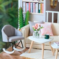 Kit de Modelo de Villa de Madera Pequeña para Armar, Manualidades Creativas, Regalo Hecho a Mano para Mayores de 14 Años, Empaquetado en Caja de Color