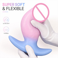 Nouveau Dildo en Silicone Façonné, Ultra-Doux, pour Utilisation Extérieure, Plug Anal, Jouet pour la Stimulation de la Caméra Postérieure, pour la Masturbation Masculine et Féminine, pour l'Épanouissement Adulte