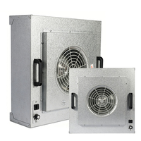 Unit Filter Kipas FFU Ruang Bersih dengan Casing Baja Galvalume, Aliran Udara Dapat Diatur (900m/h), HEPA H13/H14, Aliran Laminar Stasioner