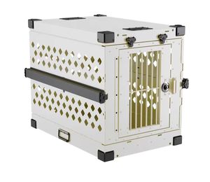 Cages à chiens en métal empilables en gros, cages en aluminium pliables pour animalerie, abri, aéroport, commande en gros, réduction - Product Image 2