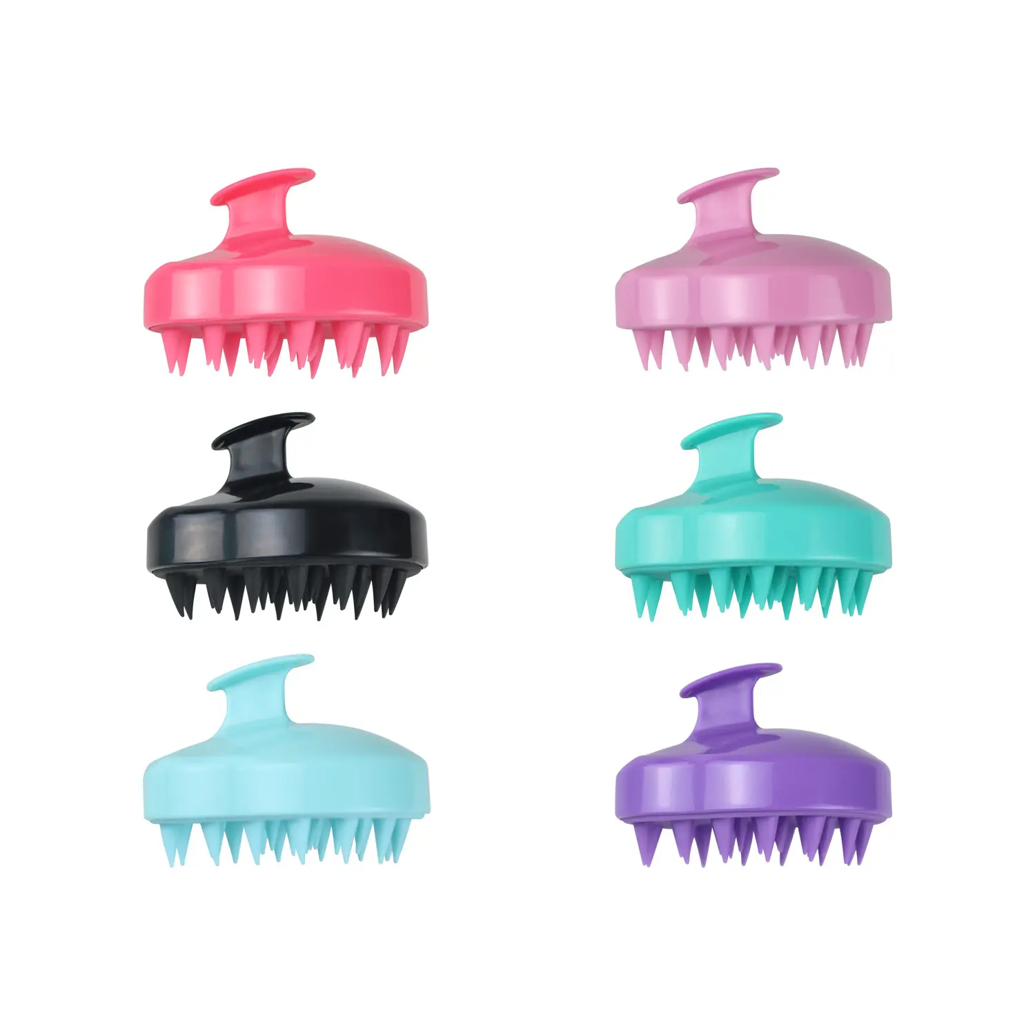 Brosse à shampoing en silicone personnalisée, brosse de douche brosse à cheveux, cheveux humides et secs pour un nettoyage en profondeur et un soin du cuir chevelu