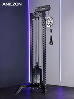 Équipement de gymnastique chargé par broche de Machine de câble croisé de traction simple professionnel pour des cibles de bodybuilding Triceps