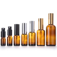 5ml 10ml 15ml 20ml 30ml 50ml 100ml 1oz 30 ml 50 ml 100 ml Bernsteinfarbene Gold Silber Luxus Kosmetik Glas-Sprühflaschen
