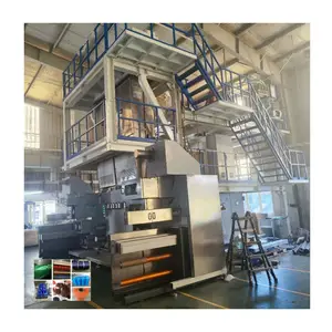 Línea de producción textil de hilo PP, máquina de extrusión de hilo de polipropileno giratorio