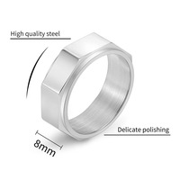Bijoux de doigt tendance pour femmes, plaqués or 18 carats, en acier inoxydable imperméable, bagues pour hommes