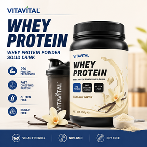 Proteína de Suero de Leche en Polvo para Antes del Ejercicio con Logotipo Personalizado, Refuerzo Energético, Apoyo Inmunológico para Adultos, Fabricación OEM/ODM, Etiqueta Privada, Suministro al por Mayor - Product Image 2