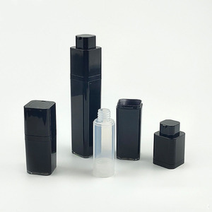 Envase Cosmético Cuadrado Personalizado con Bomba Dosificadora al Vacío de ABS, Botella con Pulverizador para Suero o Loción, 15ml 30ml 50ml - Product Image 1