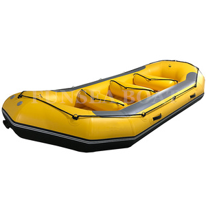 <span class=keywords><strong>Bote</strong></span> Inflable <span class=keywords><strong>de</strong></span> PVC Hypalon <span class=keywords><strong>de</strong></span> 4.25m (14 pies) con Autovaciado, para Rafting en Aguas Bravas, para 10 Personas, FUNSEA IR425 - Product Image 3